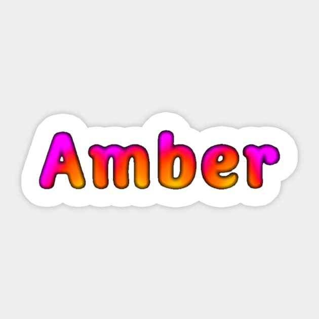 Amber Sticker by Amanda1775